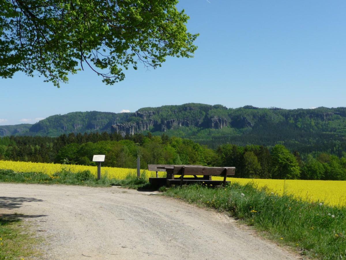 Pension Am Weinberg Saechsische Schweiz Mittelndorf エクステリア 写真