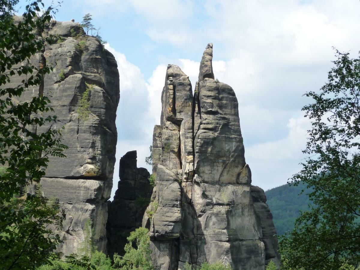 Pension Am Weinberg Saechsische Schweiz Mittelndorf エクステリア 写真